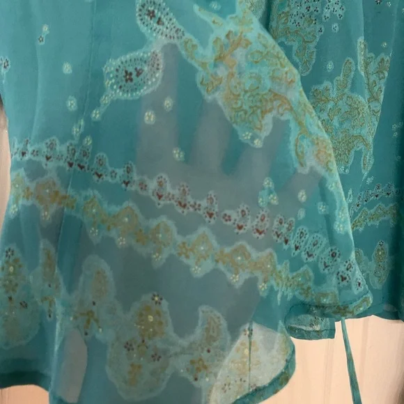 Ann Taylor 100% Silk Blouse Size XS, 2 - Picture 3 of 7